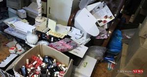 arayeshi 1sh - 140 هزار قلم لوازم بهداشتی غیرمجاز در گلستان کشف شد